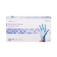 McKesson Confiderm® 3.8 Nitrile Exam Glove, Extra Large, Blue