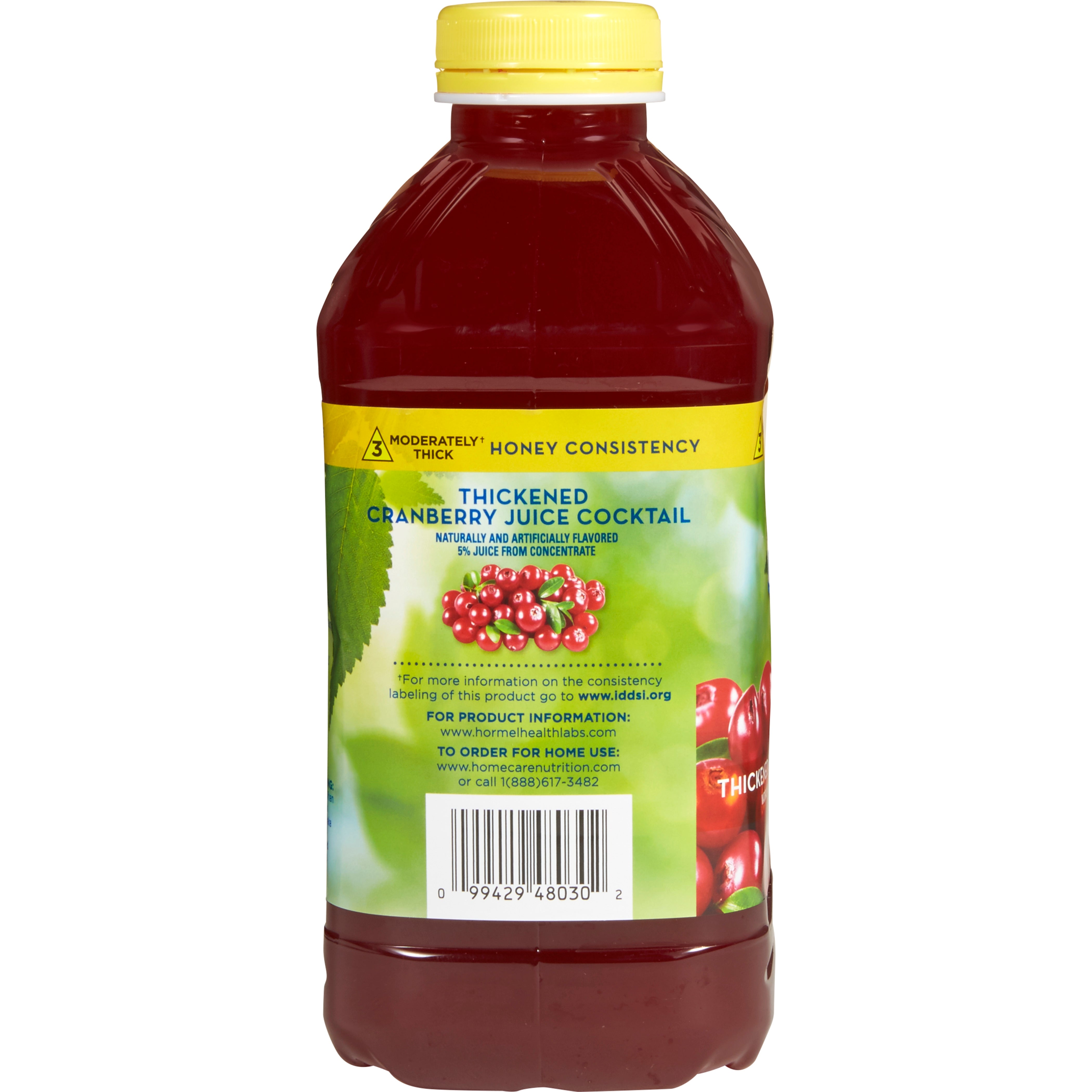 Thick & Easy® Clear Honey Consistency Cranberry Thickened Beverage, 46 oz. Bottle
