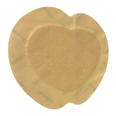 ComfortFoam Border Silicone Adhesive with Border Silicone Foam Dressing, 7-1/5 x 7-1/5 Inch Sacral