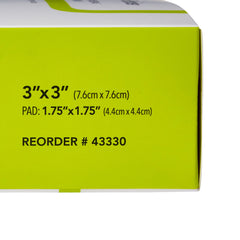 ComfortFoam Border Silicone Adhesive with Border Silicone Foam Dressing, 3 x 3 Inch