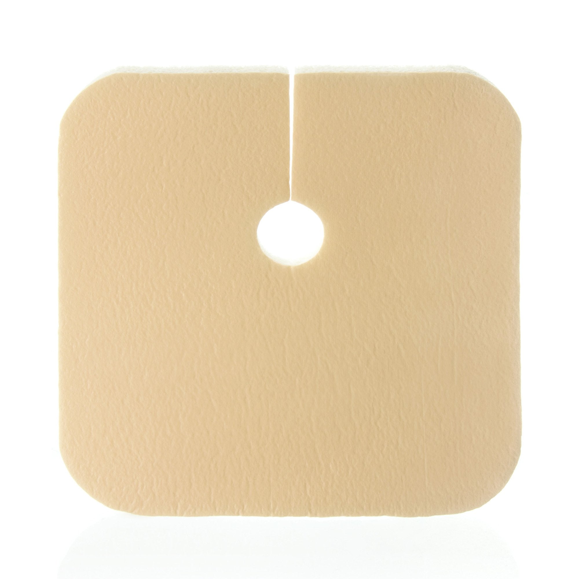 DermaFoam® Tracheostomy Nonadhesive without Border Foam Dressing, 3Â½ x 3Â½ Inch