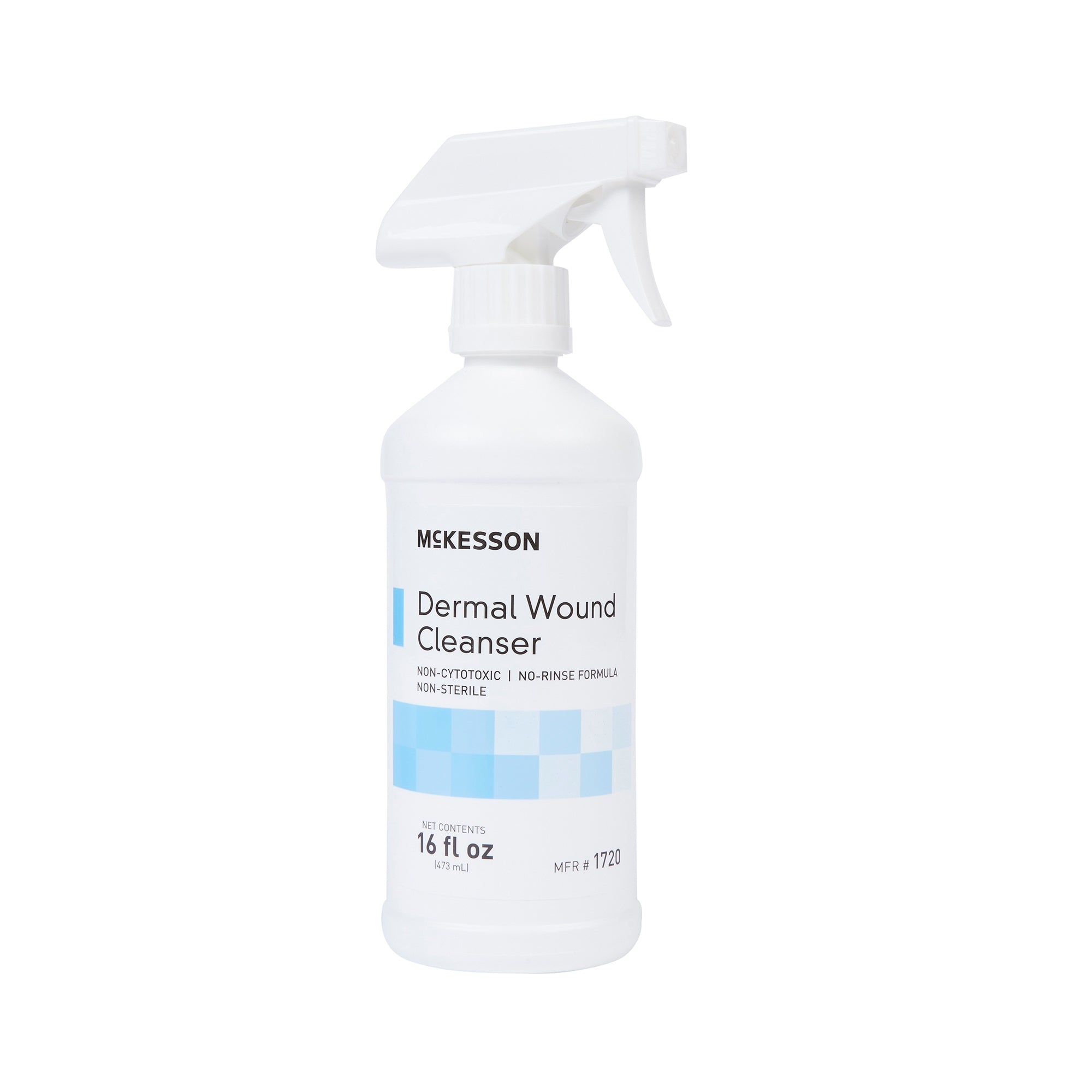 McKesson Dermal Wound Cleanser, Non-Cytotoxic, Rinse-Free, Non-Sterile,16 oz, 6 Count