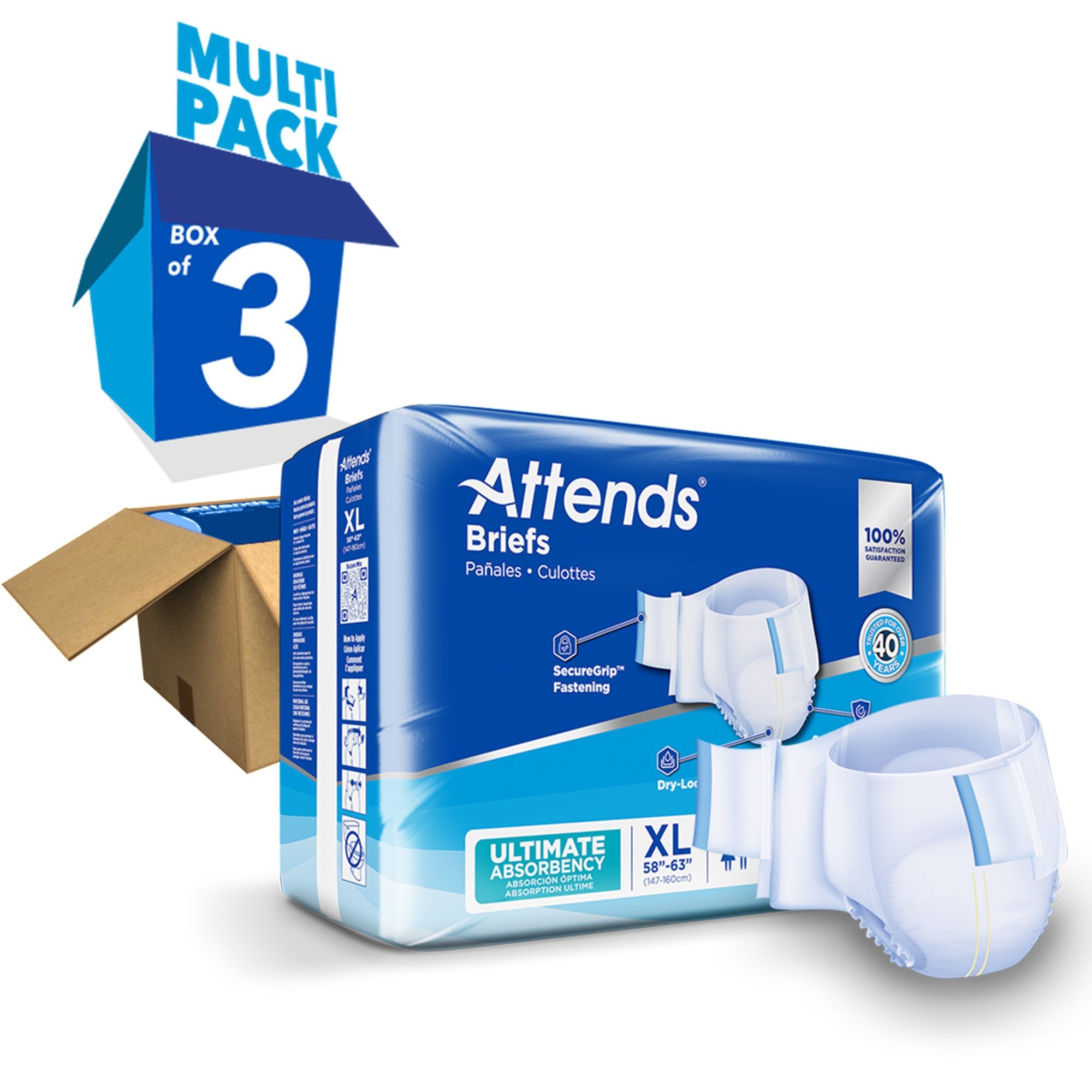 Attends® Advanced Briefs, X-Large