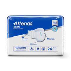 Attends® DermaDry Plus Incontinence Brief, Large