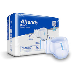 Attends® DermaDry Plus Incontinence Brief, Large