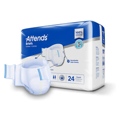 Attends® DermaDry Plus Incontinence Brief, Large