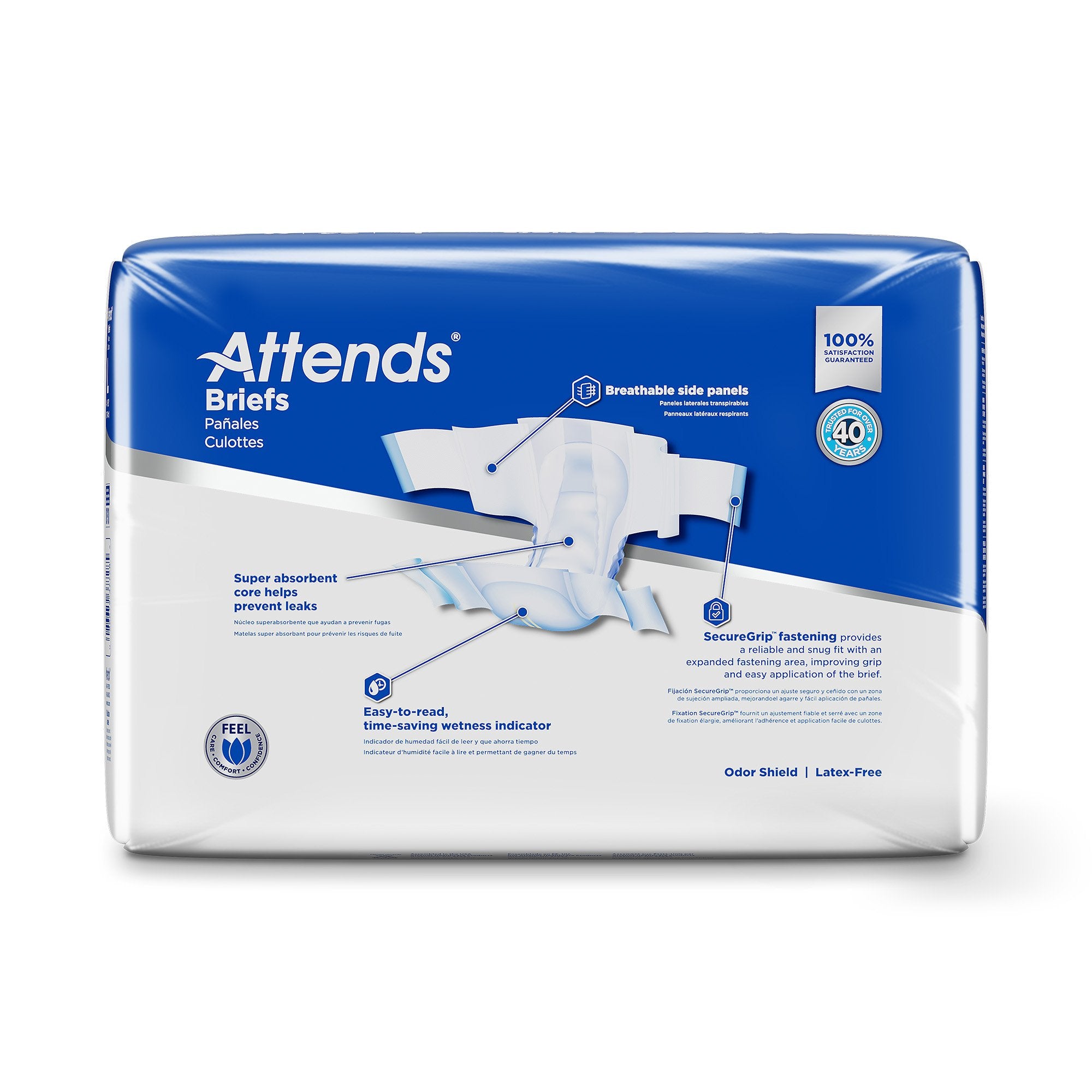 Attends® DermaDry Plus Incontinence Brief, Extra Large
