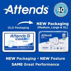 Attends® DermaDry Plus Incontinence Brief, Extra Large