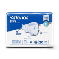 Attends® DermaDry Plus Incontinence Brief, Extra Large
