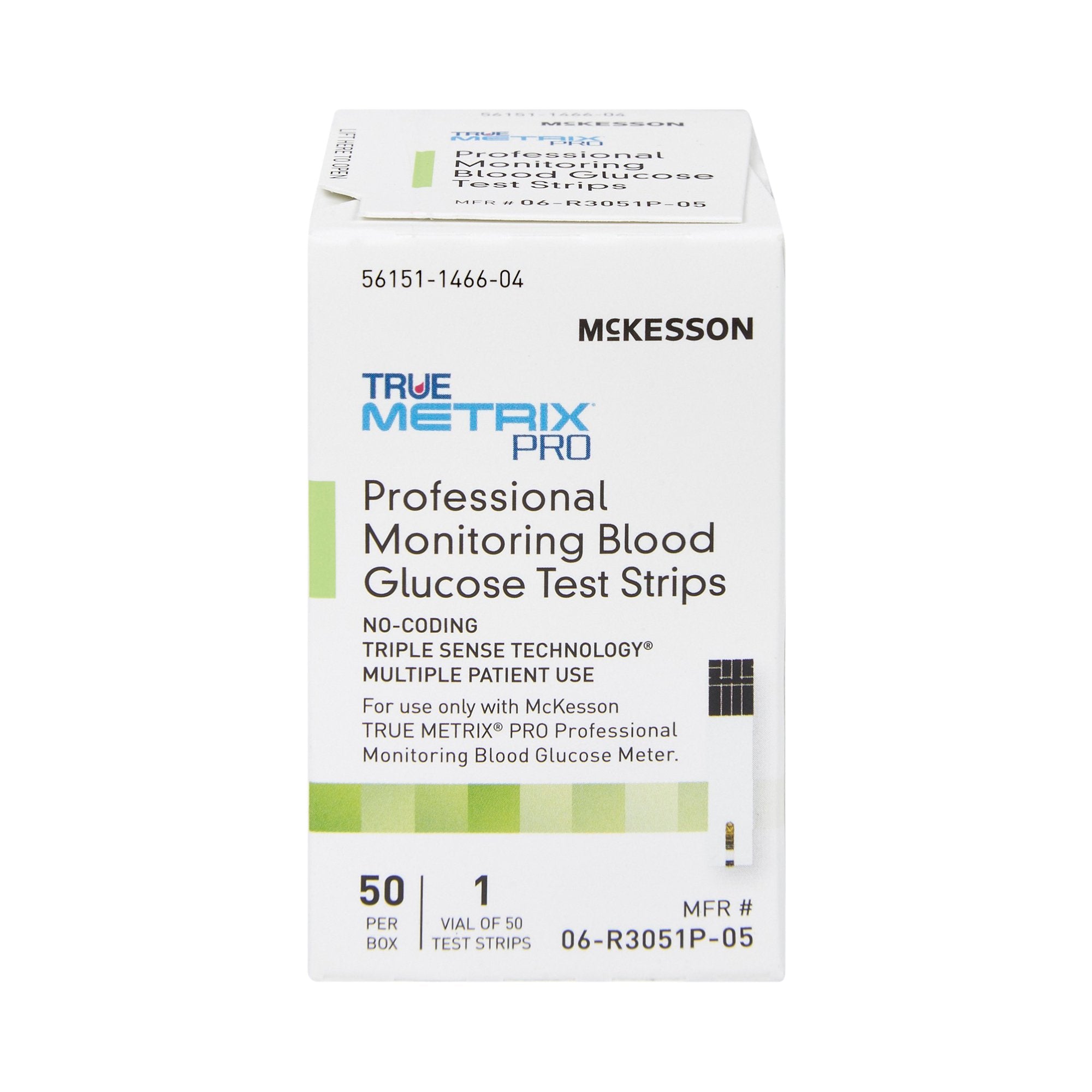 McKesson True METRIX Self-Monitoring Blood Glucose Test Strips - Supplies for Diabetes Self Monitor Systems, 100 Strips, 1 Pack
