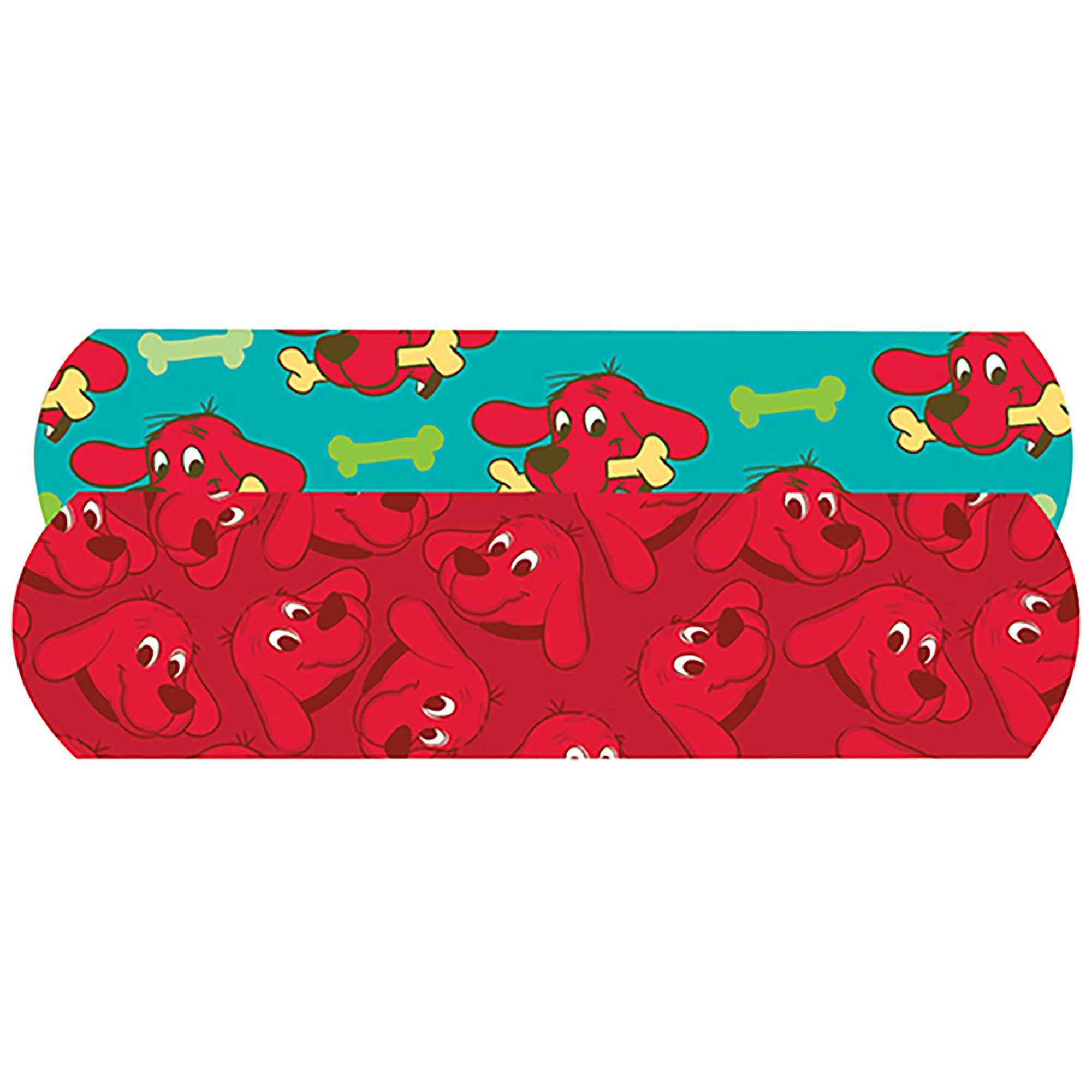 American® White Cross Stat Strip® Clifford the Big Red Dog Adhesive Strip, Â¾ x 3 Inch