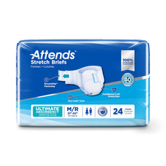 Attends® Stretch Briefs, Medium / Regular
