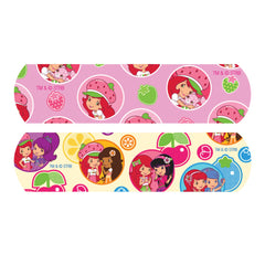 American® White Cross Stat Strip® Strawberry Shortcake Design Adhesive Strip, Â¾ x 3 Inch
