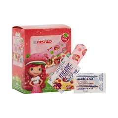 American® White Cross Stat Strip® Strawberry Shortcake Design Adhesive Strip, Â¾ x 3 Inch