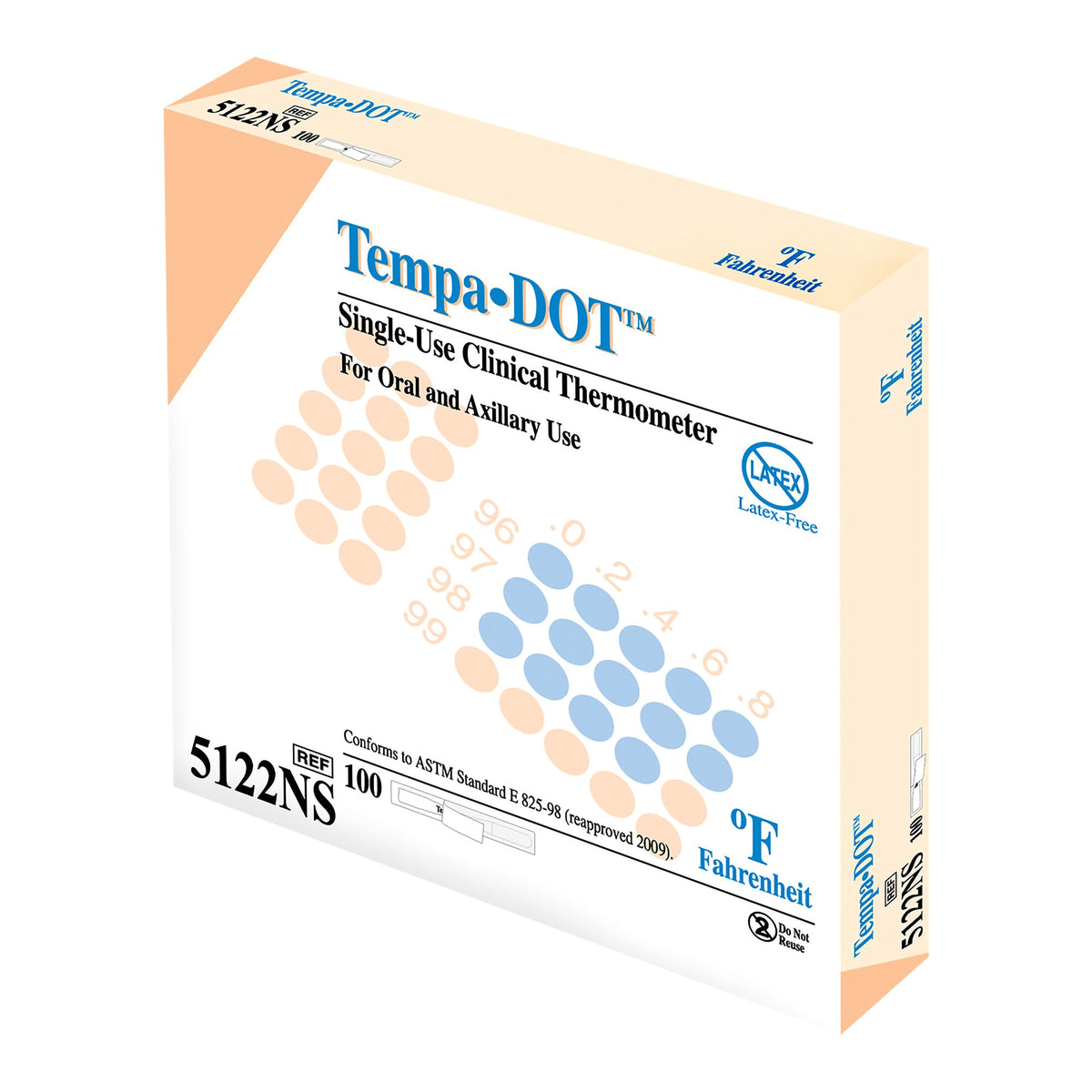 TempaÂ·DOT Disposable Oral Thermometer