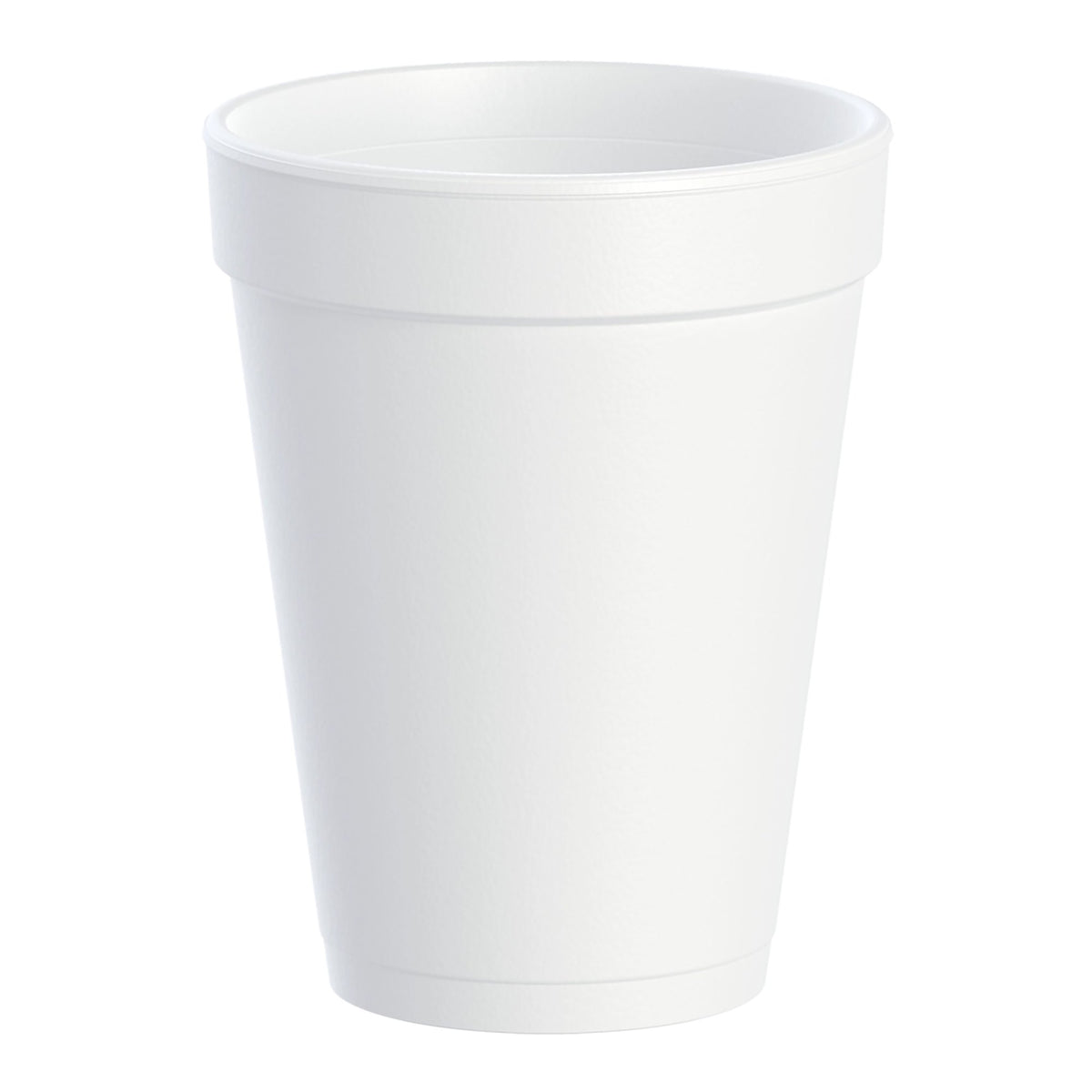 Dart Drinking Cup, White, Styrofoam, Disposable, 14 ounce