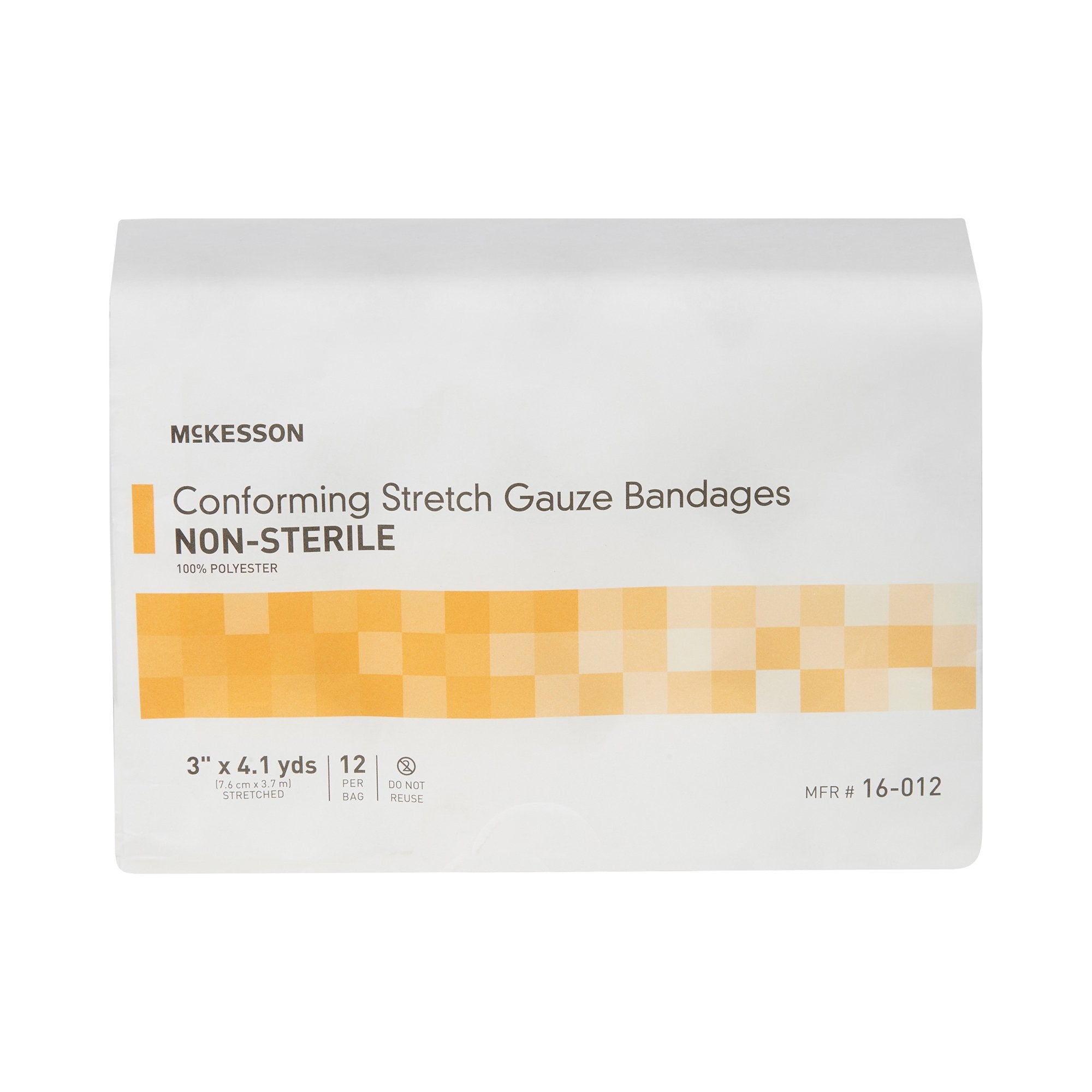 McKesson Nonsterile Conforming Bandage, 3 Inch x 4-1/10 Yard
