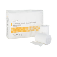 McKesson Nonsterile Conforming Bandage, 3 Inch x 4-1/10 Yard
