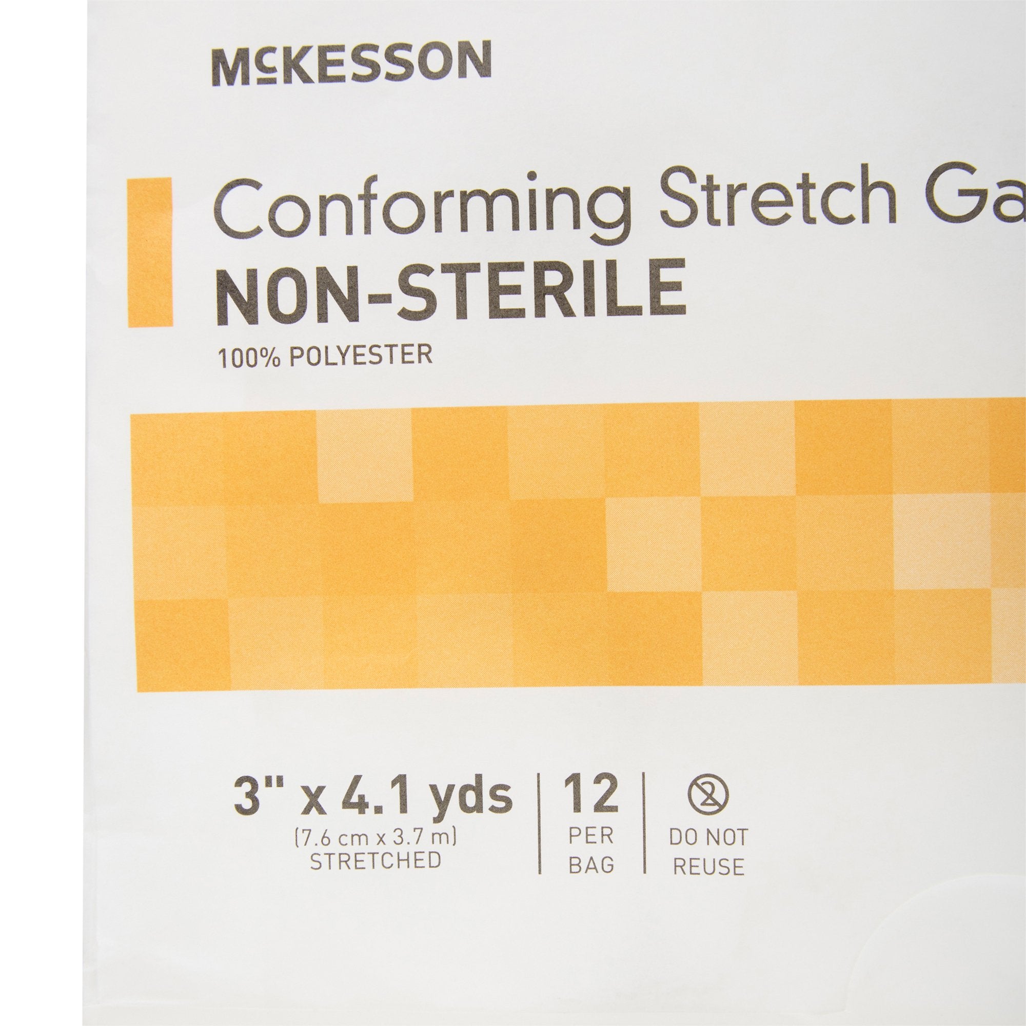 McKesson Nonsterile Conforming Bandage, 3 Inch x 4-1/10 Yard