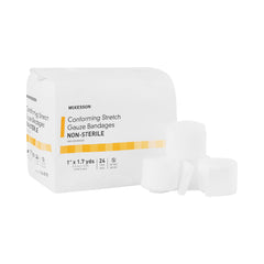 McKesson Nonsterile Conforming Bandage, 1 Inch x 1-7/10 Yard
