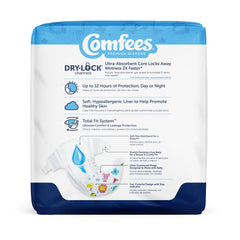 Comfees® Premium Diapers, Unisex, Baby, Tab Closure, Size 4
