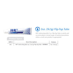 HR® Lubricating Jelly, 2-ounce Tube