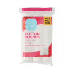 Medline Simply Soft Cotton Rounds (300 Count)