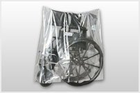 Elkay Plastics® Walker Equipment Cover on Roll, For Use With Walkers / Wheelchairs / Commode, 45 in. L x 50 in. W, LDPE