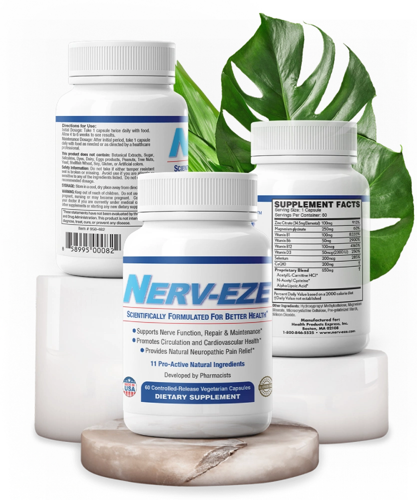 Nerv-eze 60 Controlled-Release Vegetarian Capsules