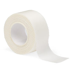Medline Essentials Silk-Like Cloth Surgical Tape, 1 Inch x 10 Yards per Roll, Box of 12 Rolls