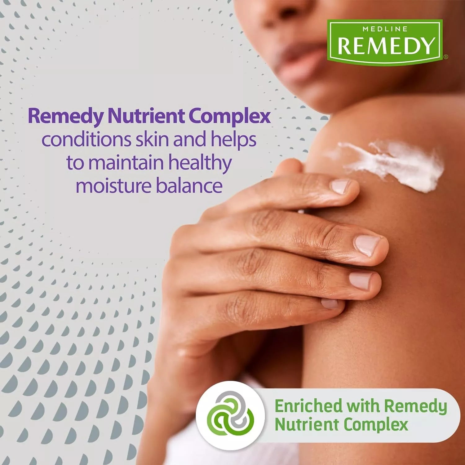 Medline Remedy Specialized Skin Cream, Unscented, 2 oz., Advanced Moisturizing Formula for Dry Skin