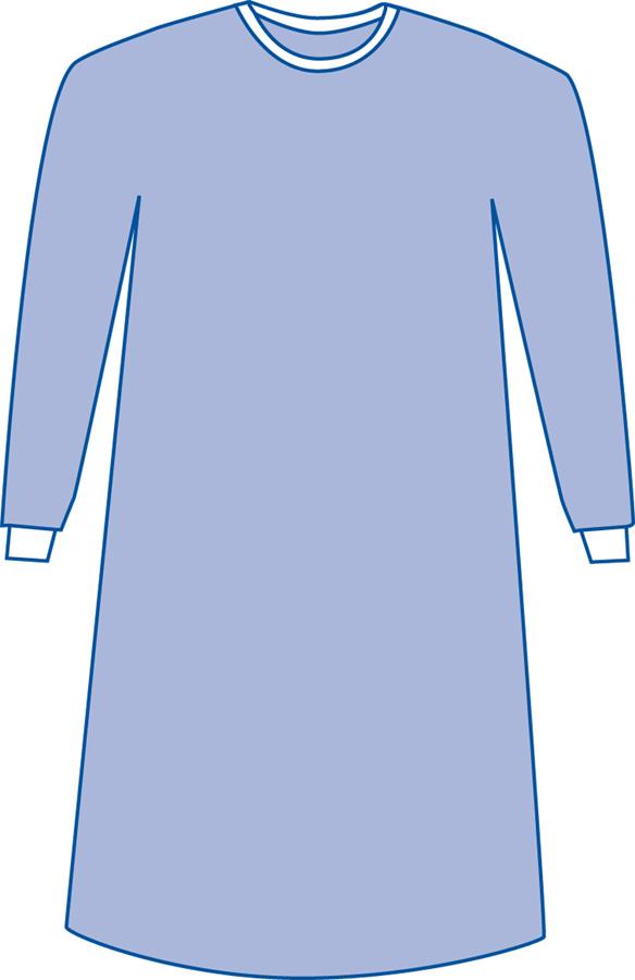 GOWN,NONRNF,SPUNLACE,L,60/CS