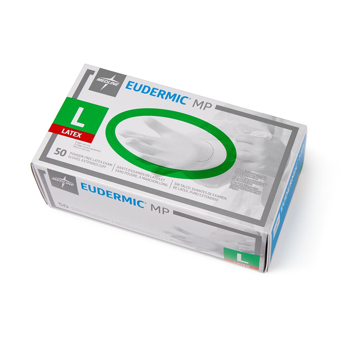 GLOVE,EXAM,LATEX,EUDERMIC-MP,12,PF,LG