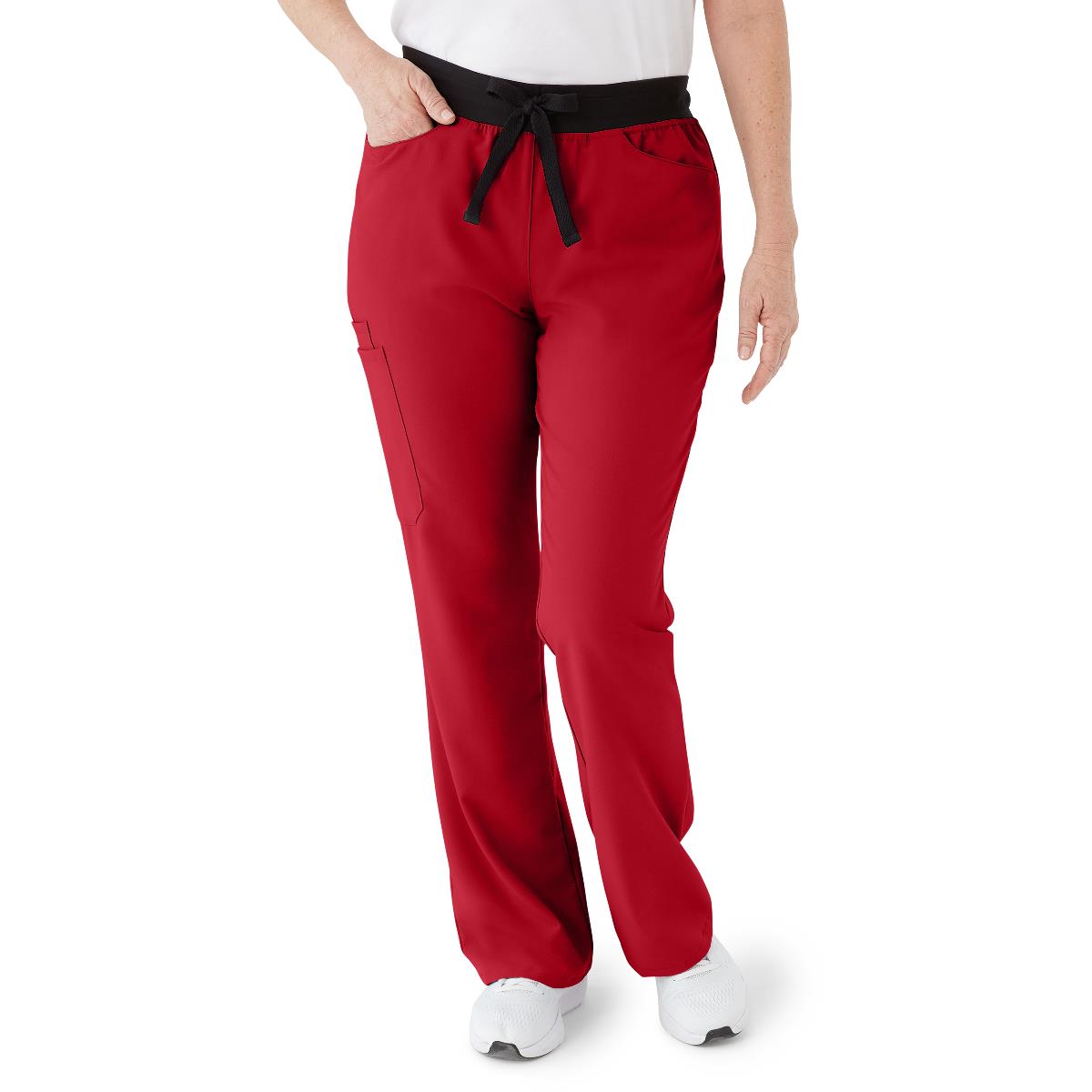 PANT,SCRUB,AVE,WMN,COASTAL,RED,2XL