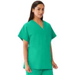 TOP,SCRUB,REV,100 %-COTTON,2PKT,JADE,2XL