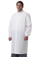 COAT,LAB,UNISEX,WHITE,BARRIER,NO PKT,2XL