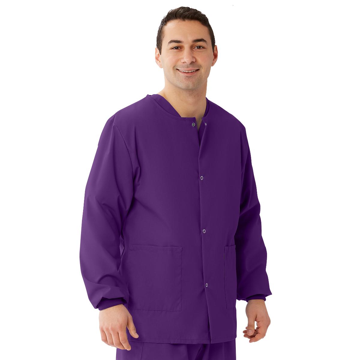 JACKET,SCRUB,REG PURPLE,UNISEX,3XL
