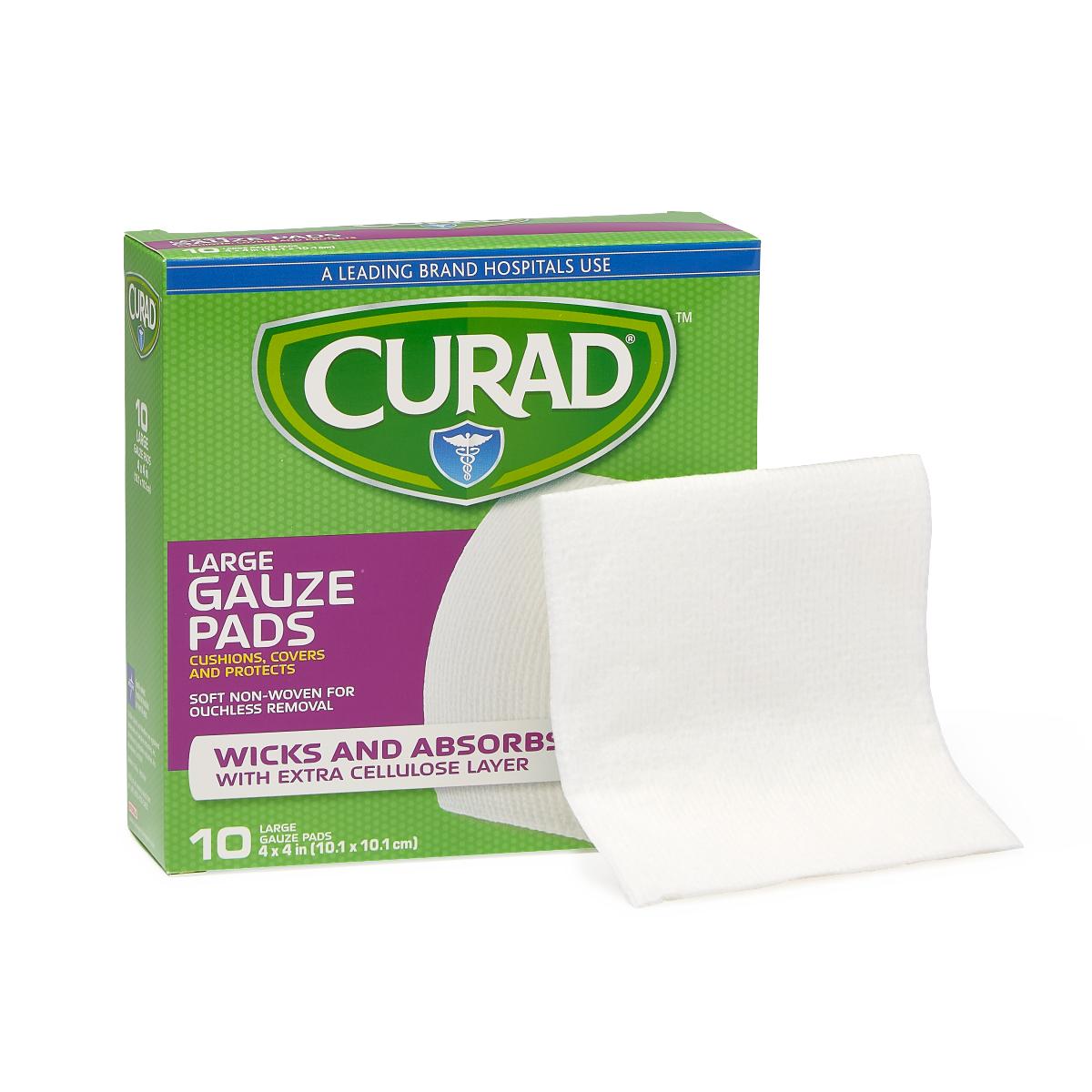 PAD,GAUZE,4"X4",10CT