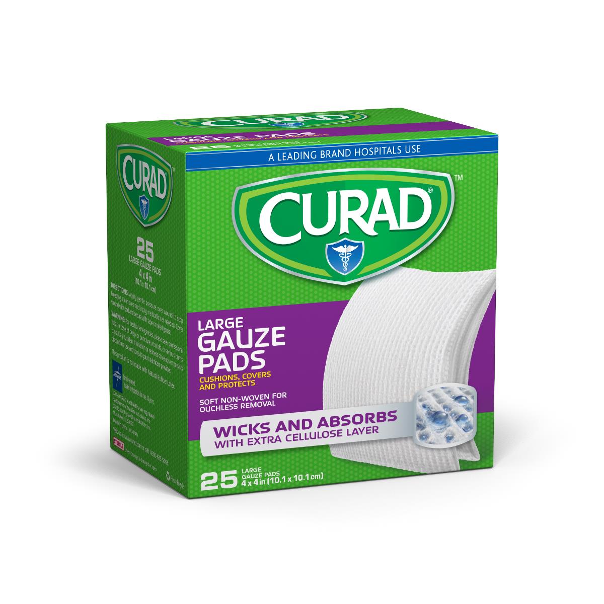 PAD,GAUZE,4X4,25CT