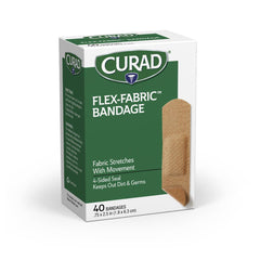 BANDAGE,FLEXFABRIC,CURAD,3/4"X2.5",40/BX
