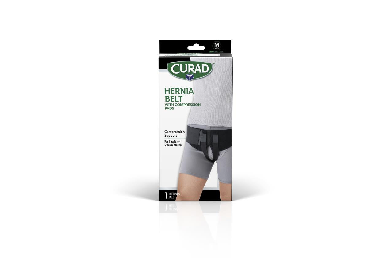 BELT,HERNIA,ELASTIC,BLACK,RETAIL,M,4/CS