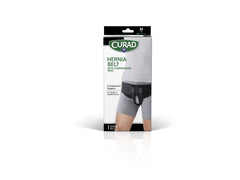 BELT,HERNIA,ELASTIC,BLACK,RETAIL,M,4/CS