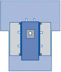 DRAPE,ORTHOMAX,HIP,W/POUCH,6/CS