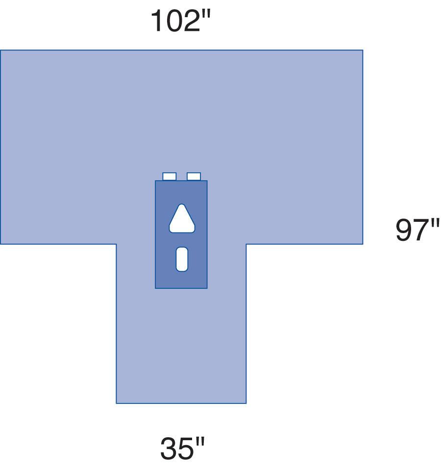 DRAPE,LAPAROSCOPY,ST,8/CS