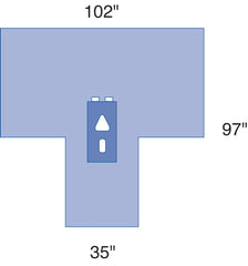 DRAPE,LAPAROSCOPY,ST,8/CS