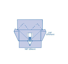 DRAPE,ROBOTIC,NO LEGGING,ST,5/CS