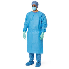 GOWN,ISO,KNITCUFF,PREMIUM BLUE, LV3,REG
