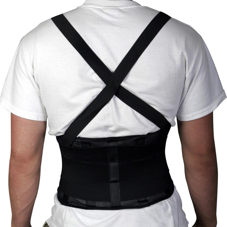 SUPPORT,BACK,W/ SUSP,BLK,30-34IN,MD,EA