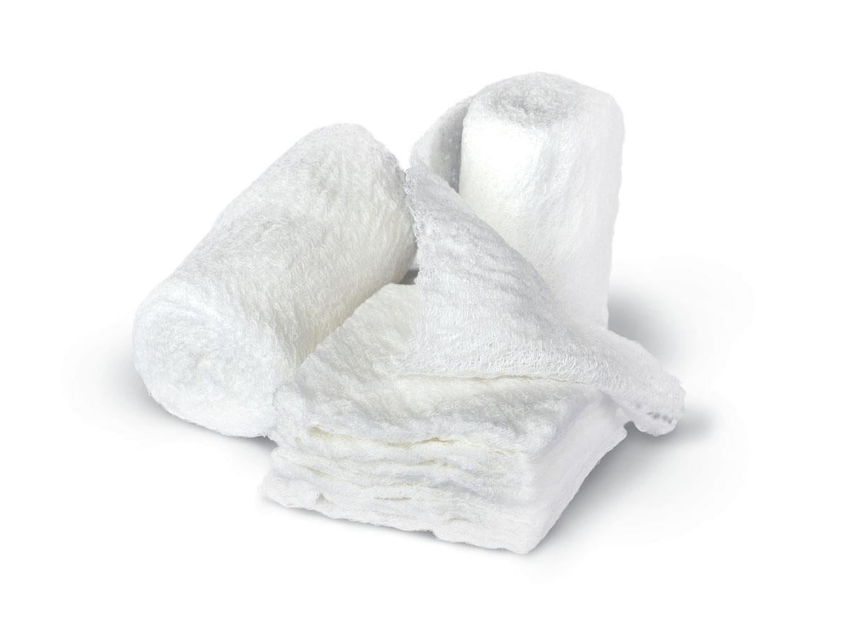 GAUZE,SPONGE,FLUFF,6"X6.75",STRL,10/TRAY