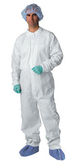 COVERALL,BRTHBL,ELASTC WRST/ANKL,WHT,2XL